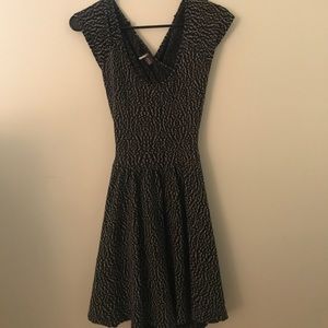 Black and grey sparkle and fade dress